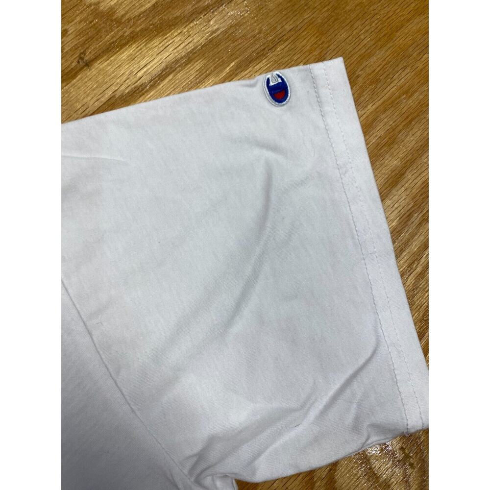 Champion Activewear T-Shirt women XL White Short Sleeve Graphic Logo B61 - Picture 4 of 7